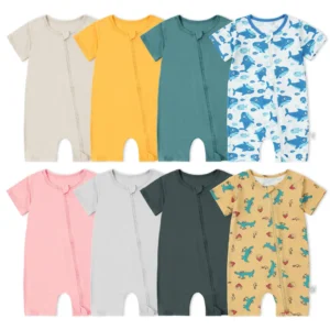 Newborn Baby Bamboo Fiber Romper