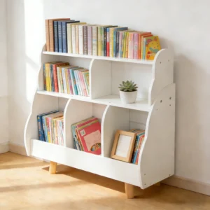 3 Tier Kids Bookshelf Toy Storage Organizer