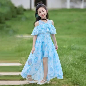 Chiffon Boho Girls Dresses