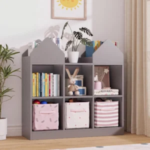 Kids Bookshelf And Toy Storage Organizer